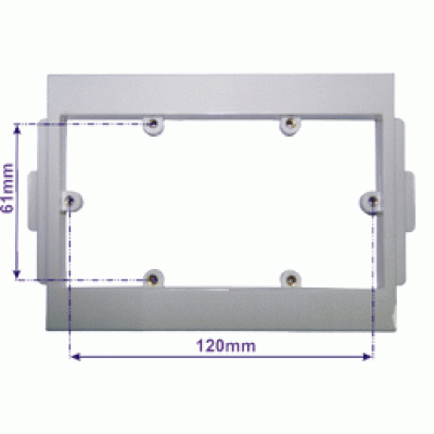 Пластиковый суппорт 45Х90, под винт, в короб 100 мм -CT100-F45X90