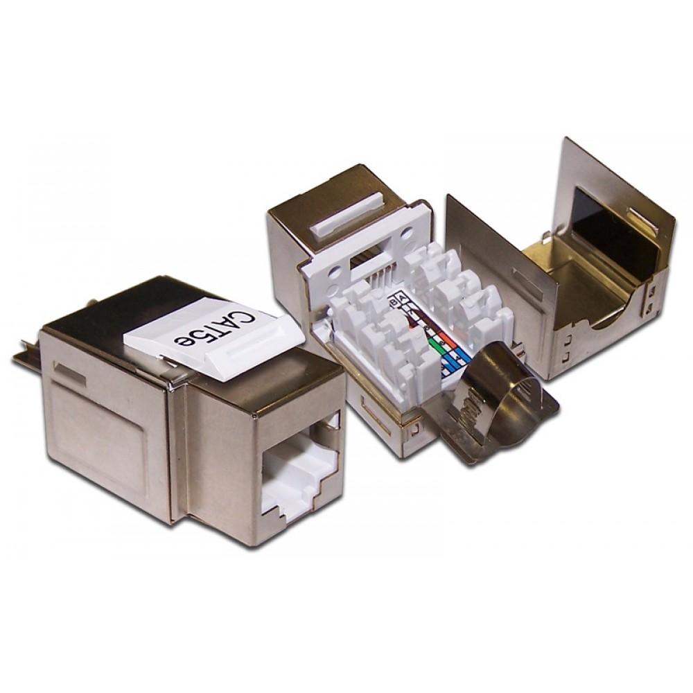 Lanmaster LAN-OK45S5E/90 Вставка Keystone RJ-45, категория 5e, экранированная, LANMASTER