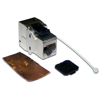 Lanmaster LAN-OK45S6A/180 Вставка Keystone RJ-45, категория 6a, экранированная, 180 градусов, LANMASTER
