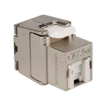 Lanmaster LAN-TK45S5E/180R Вставка Keystone RJ-45, категория 5e, экранированная, 180 градусов, LANMASTER
