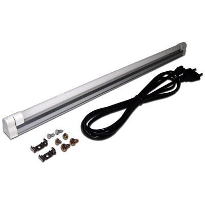 Лампа подсветки в напольный шкаф 19, 16W, белый свет, шнур 2 м -CBB-LAMP