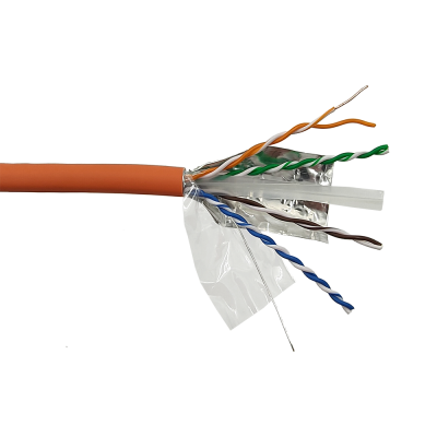 Lanmaster LAN-6AFTP-LSZH Кабель FTP, 4 пары, Кат. 6А, LSZH, оранжевый, 305м в кат., LANMASTER