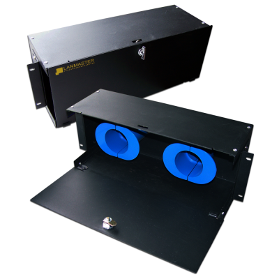 Lanmaster LAN-ORG/FO-4U Органайзер для оптического кабеля 19, 4U