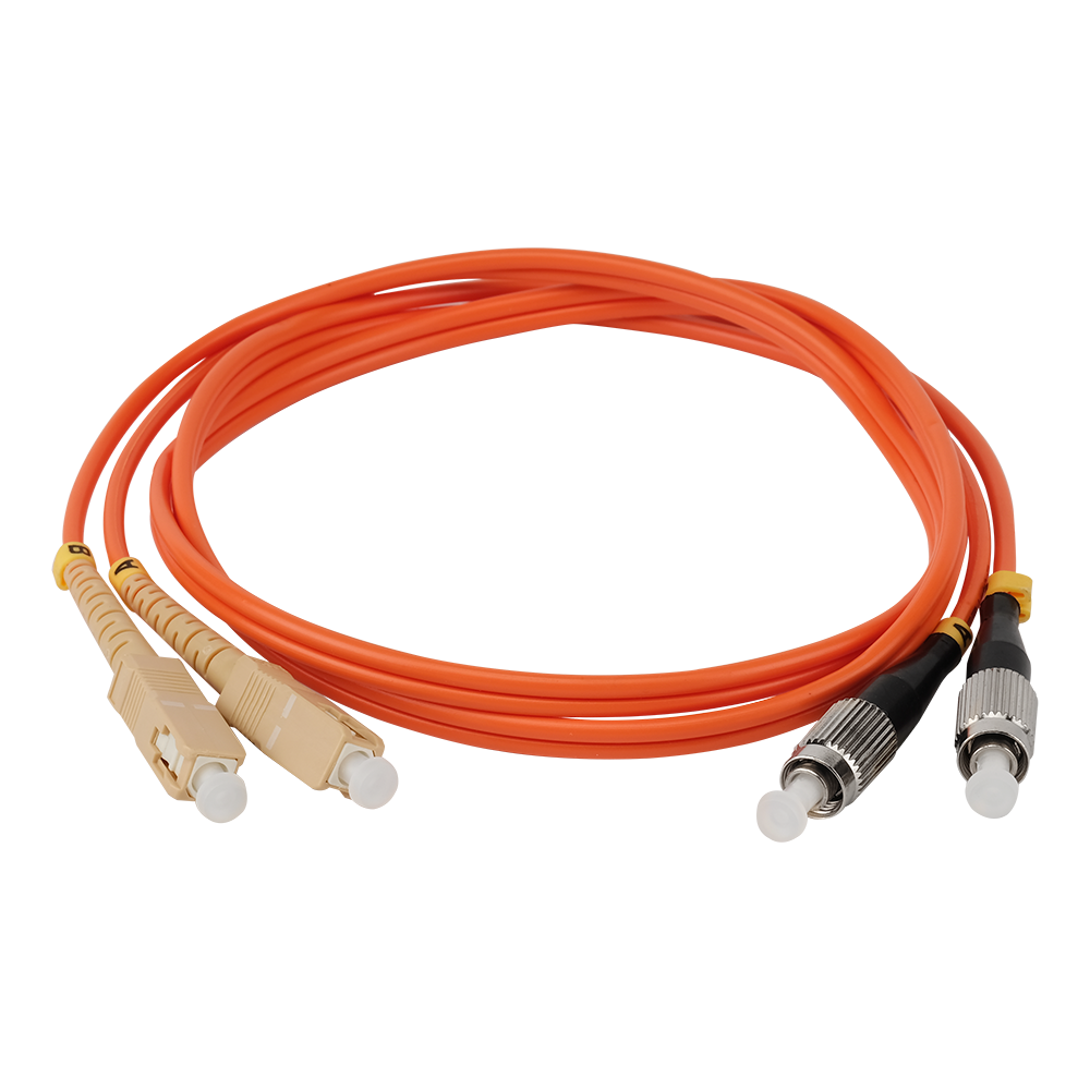 Патч-корд оптический , PVC, дуплексный, FC/PC-SC/PC, MM 50/125, 3.0 м -2FC-2SC/OM2-3.0