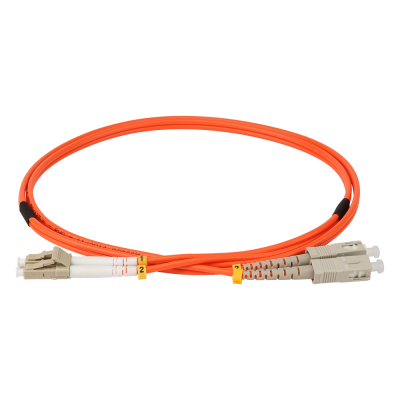 Патч-корд оптический , PVC, дуплексный, LC/PC-SC/PC, MM 50/125, 3.0 м -2LC-2SC/OM2-3.0