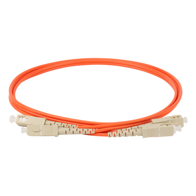 Патч-корд оптический , PVC, дуплексный, SC/PC-SC/PC, MM 50/125, 3.0 м -2SC-2SC/OM2-3.0
