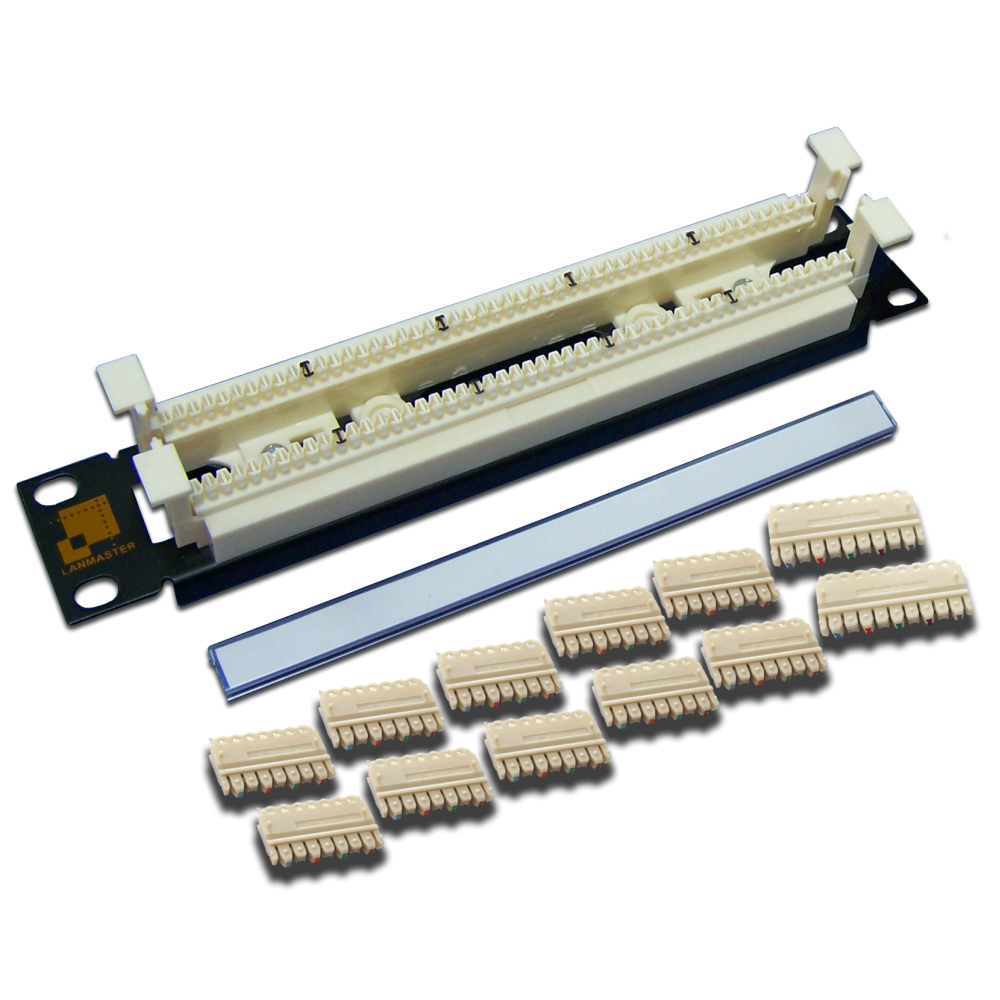 Lanmaster LAN-RS110-50FT/10 Кроссовая панель 110 типа, 50 пар, 10