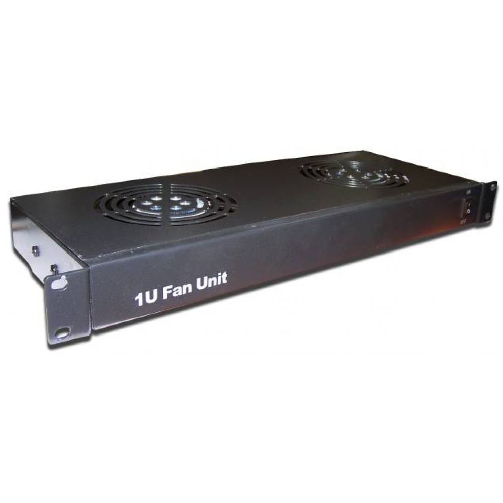 Блок 2-х вентиляторов 19, с подшипниками, без термостата, 1U  -CBB-FANB2-RACK