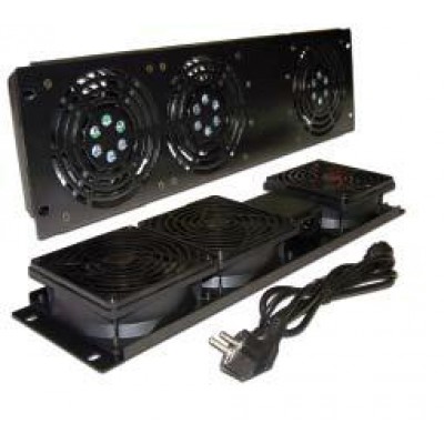 Блок 2-х вентиляторов 19 вертикальный, без термостата, 3U TWT-CB-FANV2-RACK
