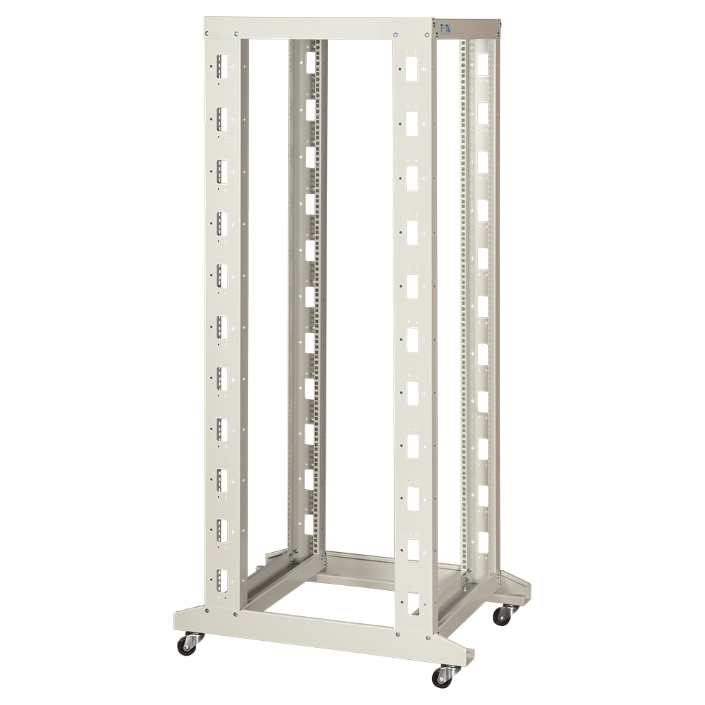 Стойка двухрамная 38U, 600x800, серая -RACK2-38U-6x8