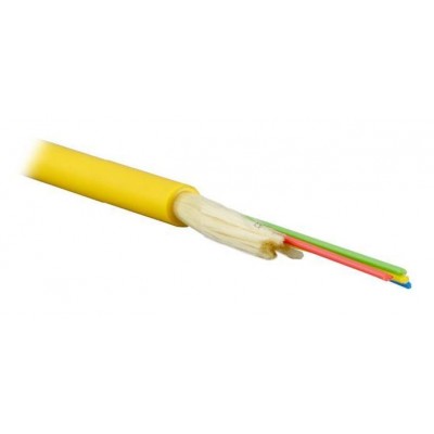 Lanmaster LAN-OFC-DI2-S2-LS ВО кабель внутренний, Distribution, LSZH, 2 волокна,  SM, OS2, желтый