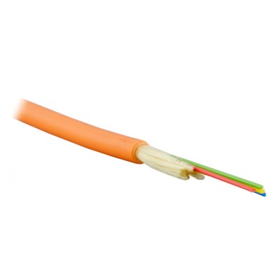 Lanmaster LAN-OFC-DI4-M2-LS ВО кабель внутренний, Distribution, LSZH, 4 волокна,  MM, OM2, оранжевый