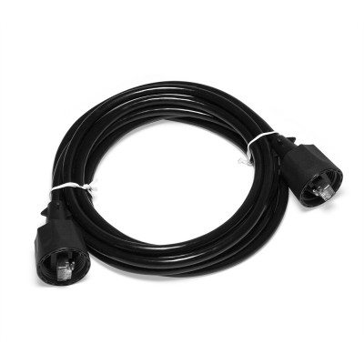 Lanmaster LAN6-S45-45-3.0-WP Патч-корд индустриальный RJ45-RJ45 4 пары FTP категория 6 3м черный