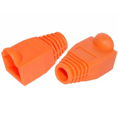 Защитный колпачок RJ-45, оранжевый, TWT, 100 шт. в упак. TWT-BO-6.0-OR/100