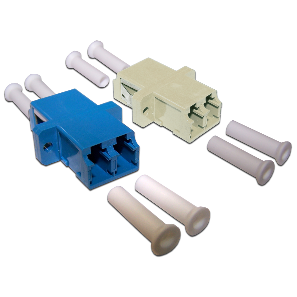Адаптер оптический  LC, MM, дуплексный, корпус SC -2LC/S-AM-MM