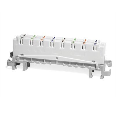 Плинт размыкаемый LSA-PLUS-PROFIL 8 пар HIGHBAND, Кат. 5e, под хомут и профиль TWT-LSA8P-DIS-5E