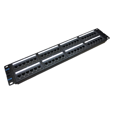 Патч-панель 19, 48 портов RJ-45, категория 6, UTP, 2U, TWT-PP48UTP/6