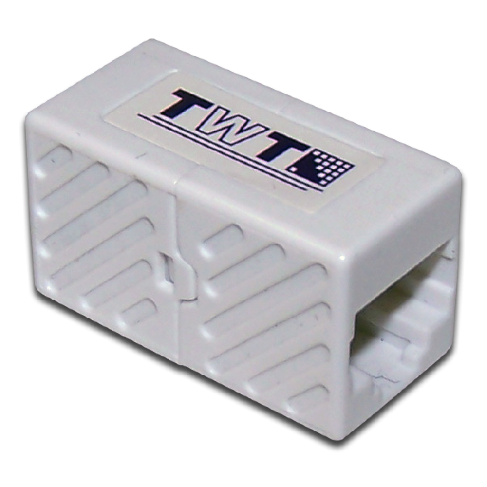 Соединитель 2-х портов RJ-45, неэкранированный, категории 6 TWT-CP45UTP6