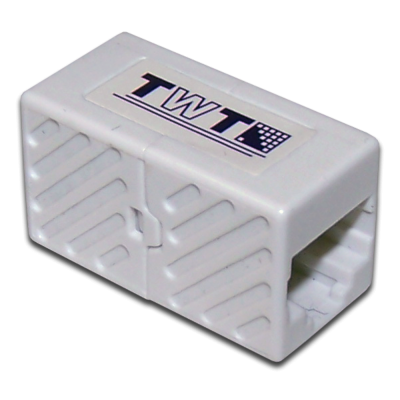 Соединитель 2-х портов RJ-45, неэкранированный, категории 6 TWT-CP45UTP6