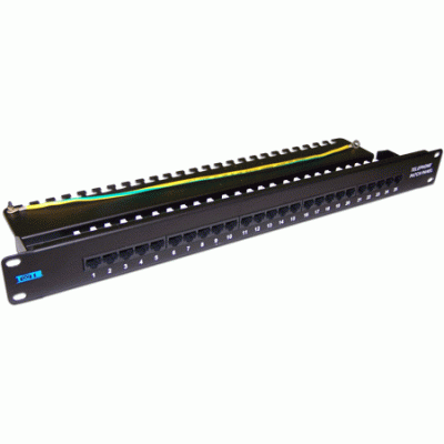 Патч-панель телефонная, 19, 25 портов RJ-45, категория 3, 1U, TWT-PP25TEL45