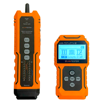 Тестер с измерением длины, трассировкой кабельных линий и определением POE
