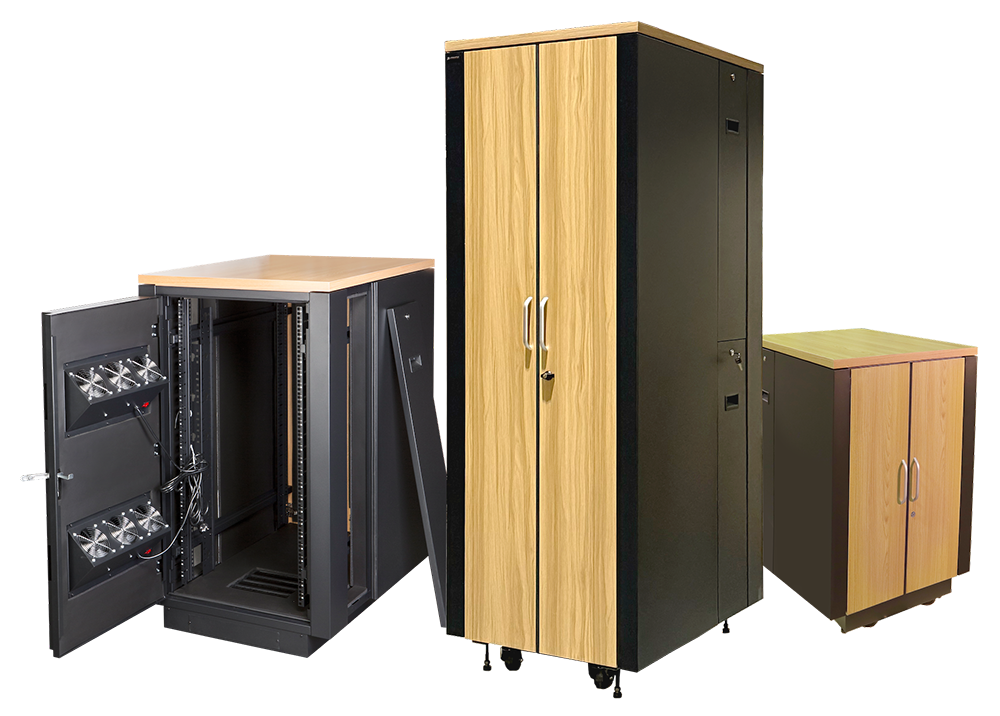 Шкафы LANMASTER серии SOUNDPROOF